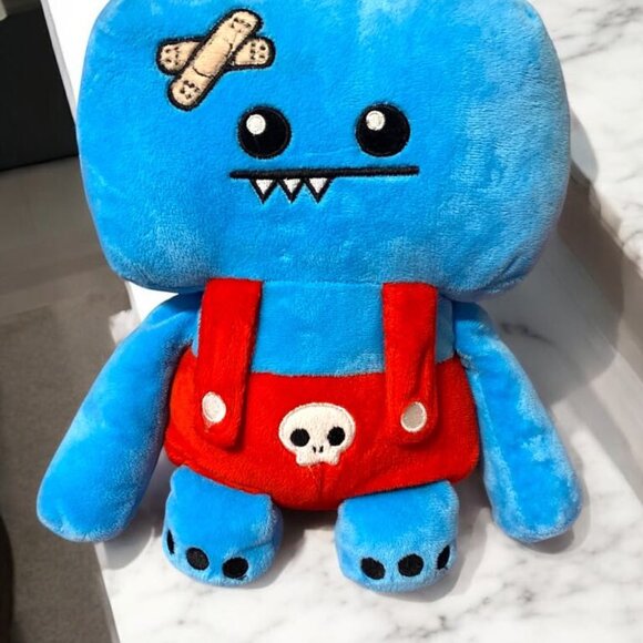 So So Happy Ozzie 12” Plush Blue Monster Stuffed Animal Commonwealth - Picture 7 of 7